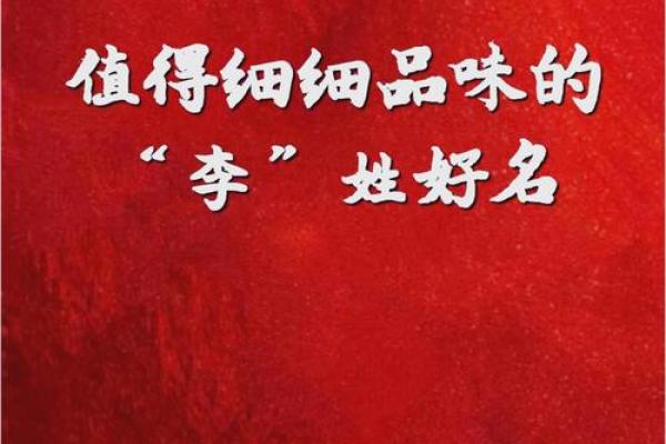 李姓女孩名字精选：提升气质的优雅选择